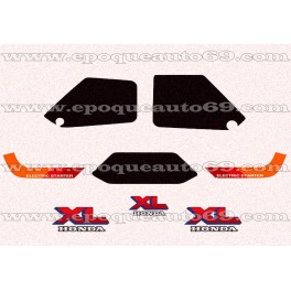 Autocollants Stickers Honda HONDA 600 XLM année 1986 (2)