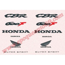  KIT AUTOCOLLANTS STICKERS HONDA CBR 600 F