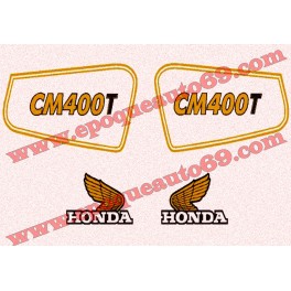 Kit autocollants Stickers Honda CM 400 T