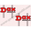 Kit "poutre" autocollants Stickers HONDA DAX