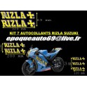 Autocollants - Stickers suzuki rizla