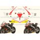 Kit autocollants RSV 4 SBK année 2013