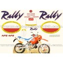Autocollants - Stickers Aprilia TUAREG rally modèle 125 année 1990