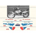 Autocollants - Stickers Aprilia TUAREG wind 125 année 1987