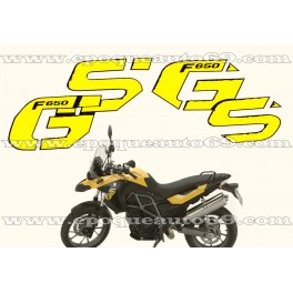 Kit autocollants -stickers bmw f 650 gs de 2012