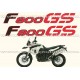 Kit autocollants -stickers bmw 800 gs de 2010