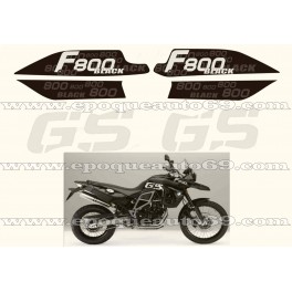 Kit autocollants -stickers bmw 800 gs édition black