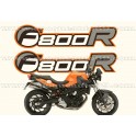 Kit autocollants - stickers bmw f 800 r année 2009