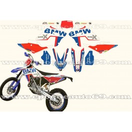 Kit autocollants -stickers bmw g 450 x motorrad