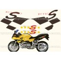 Kit autocollants - stickers bmw R 1100 S année 2001