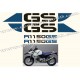 Kit autocollants - stickers bmw R 1150 GS adventure 25 eme anniversaire 