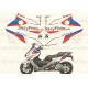 Kit autocollants -stickers bmw C600 sport "SBK"