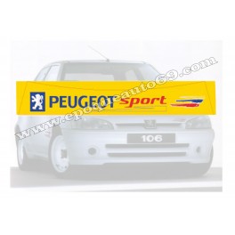 Pare soleil Peugeot 106 Rallye phase 2( jaune )