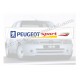 Pare soleil Peugeot 106 Rallye phase 2( blanc )