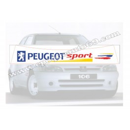 Pare soleil Peugeot 106 Rallye phase 2( blanc ) - EPOQUEAUTO69