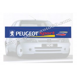 Pare soleil Peugeot 106 Rallye phase 2( bleu )