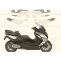 Kit autocollants -stickers bmw C650 GT Edition special