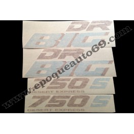Autocollants - stickers suzuki 750S DRS BIG année 1988