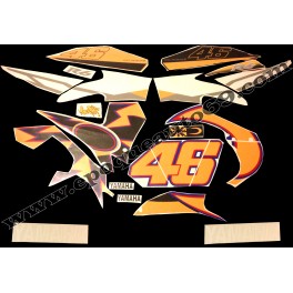 Autocollants - stickers Yamaha YZF-R6 Valentino Rossi 2005