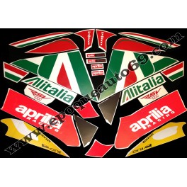 Kit autocollants stickers RSV 1000 alitalia 1ere serie