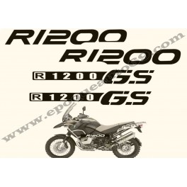 Kit autocollants -stickers bmw R 1200 GS 