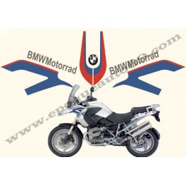 Kit autocollants -stickers bmw r 1200 gs motorrad
