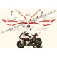 Kit autocollants -stickers BMW S 1000 RR sbk 2012