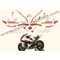 Kit autocollants -stickers BMW S 1000 RR sbk 2012