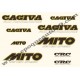 Autocollants stickers cagiva MITO 2 année 1992