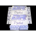 Kit autocollants - stickers suzuki Djebel 600 DR 