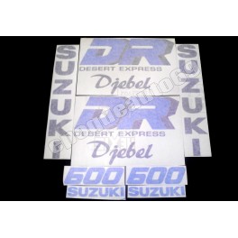 Kit autocollants - stickers suzuki Djebel 600 DR 