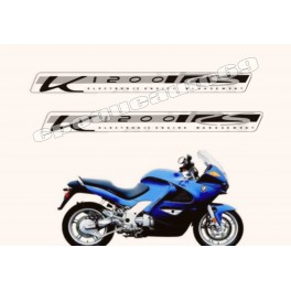 Kit autocollants - stickers BMW K 1200 RS année 2002