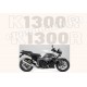 Kit autocollants - stickers bmw K 1300 R 