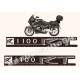 Kit autocollants - stickers bmw R 1100 RT