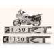 Kit autocollants - stickers bmw R 1100 RT