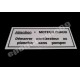 Autocollant sticker Moteur chaud pour pare brise 