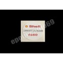 Autocollant sticker Rond huile Shell esso