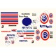 KIT AUTOCOLLANTS STICKERS HONDA CBR 1000 600 REPSOL / SBK