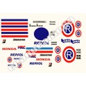 KIT AUTOCOLLANTS STICKERS HONDA CBR 1000 600 REPSOL / SBK