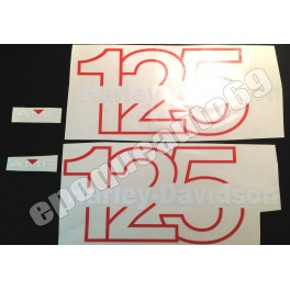 Autocollants stickers HARLEY DAVIDSON AMF SXT 125 