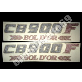 Autocollants Stickers pour caches latéraux honda cb 900 f bol d'or