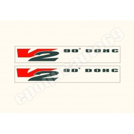 Autocollants - Stickers DUCATI V2