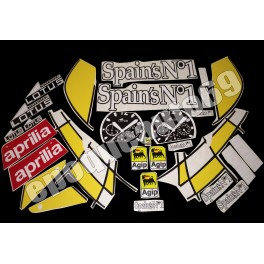 Autocollants Stickers Aprilia rs 125 Spain