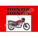 Autocollants Stickers réservoir honda cb 750 f année 1981