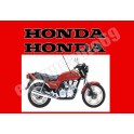 Autocollants Stickers réservoir honda cb 750 f année 1981