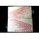 2 Autocollants - Stickers Ailes HONDA 