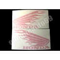 2 Autocollants - Stickers Ailes HONDA 