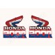 Kit Autocollants - Stickers 2 ailes honda xr 200 r 