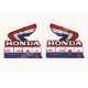 Kit Autocollants - Stickers 2 ailes honda xr 250 r 