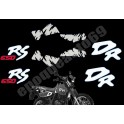 Autocollants - stickers suzuki 650 DRS de 1992